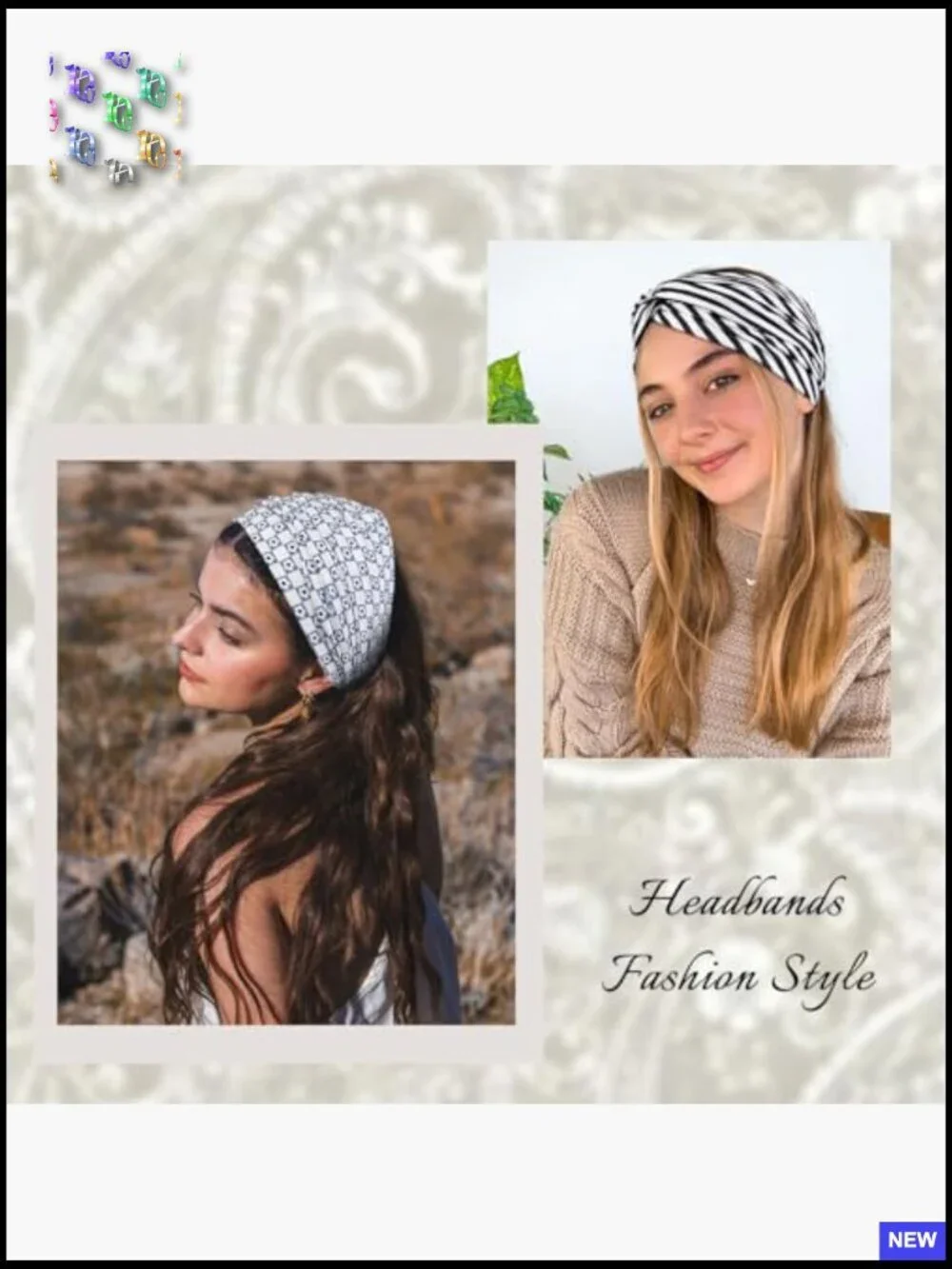 Extra Wide Turban Headbands Set Y2K Streetwear Stretchy Fabric Workout Fashion